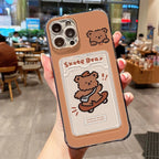Cute Skate Bear Phone Case