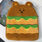 Kawaii Hamburger Bear Tablet Sleeve