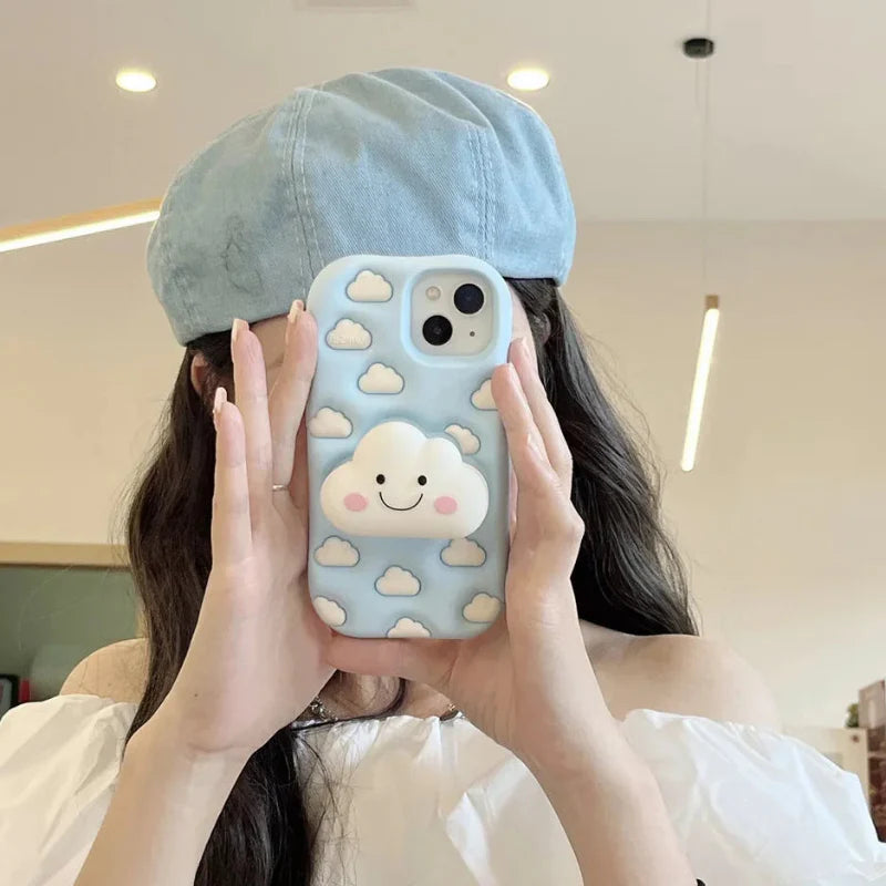 Kawaii Cloud iPhone Case