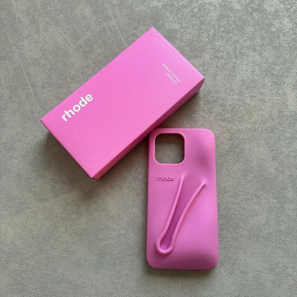 Rhode Luxury Lipstick Silicone Phone Case