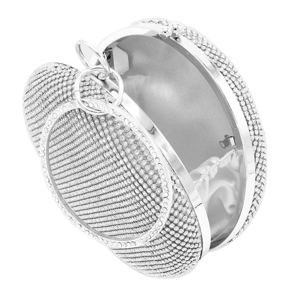 Bling Round Evening Tote Crossbody Bag