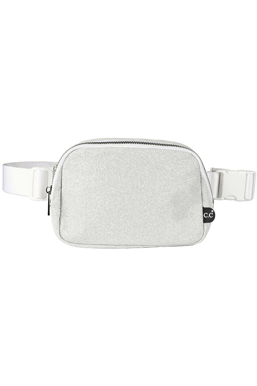 C.C Glitter Tiny Mesh Fanny Pack