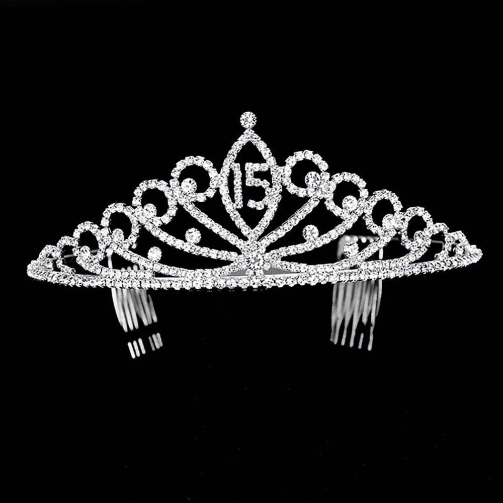 Sweet 15 Rhinestone Princess Tiara