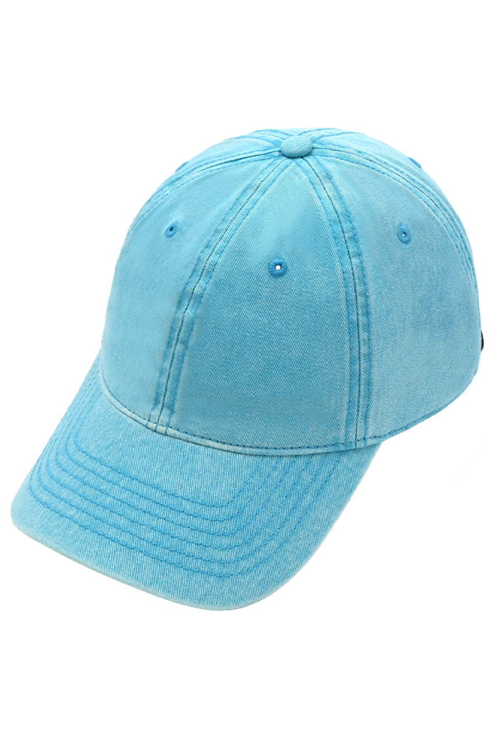 C.C Plain Acid Wash Cotton Baseball Cap