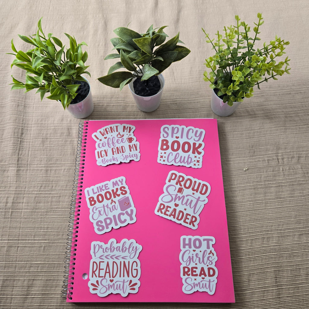 Spicy Reading Quotes Sticker