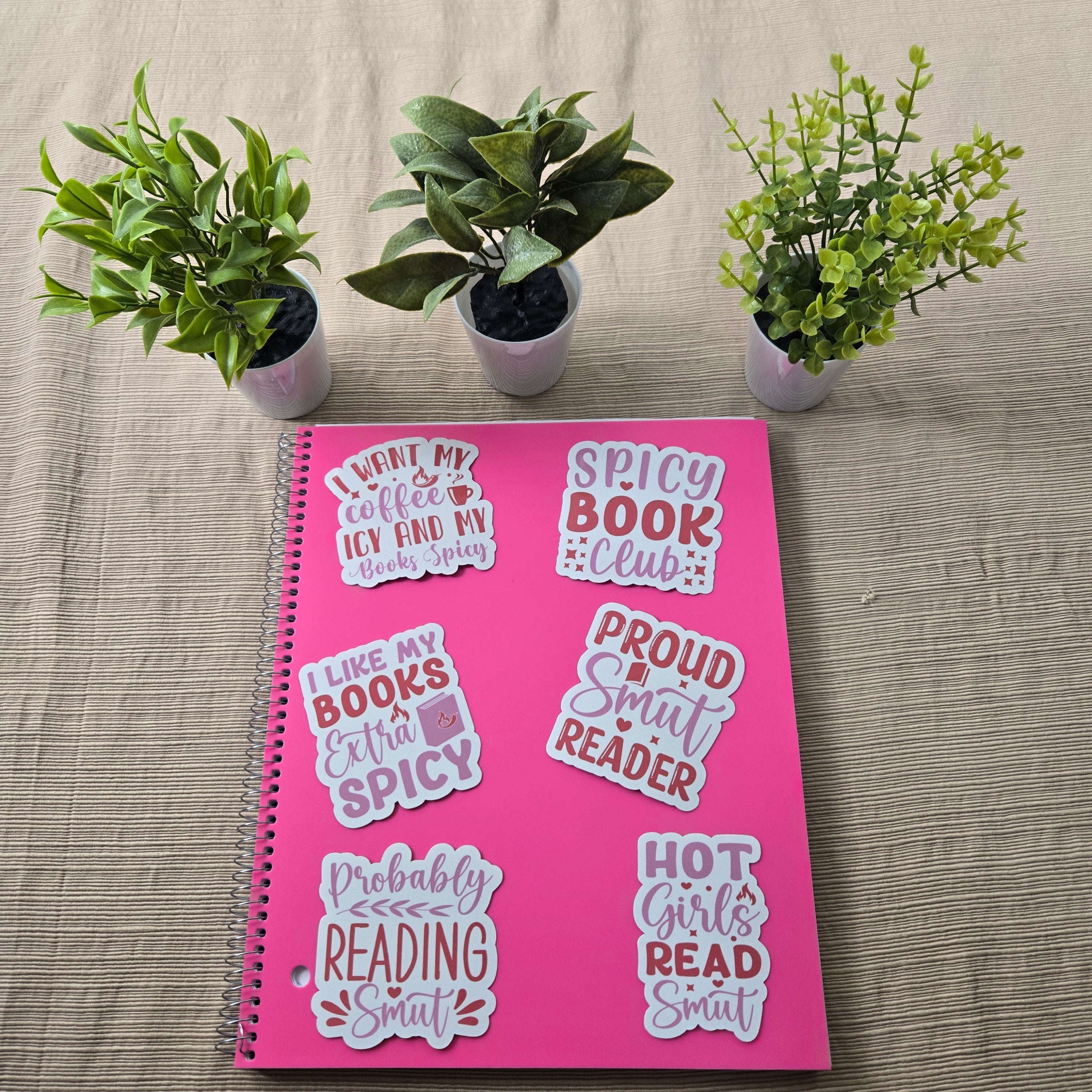 Spicy Reading Quotes Sticker