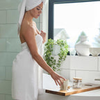 Bamboo 6 Piece Spa Towel Set – Cloud