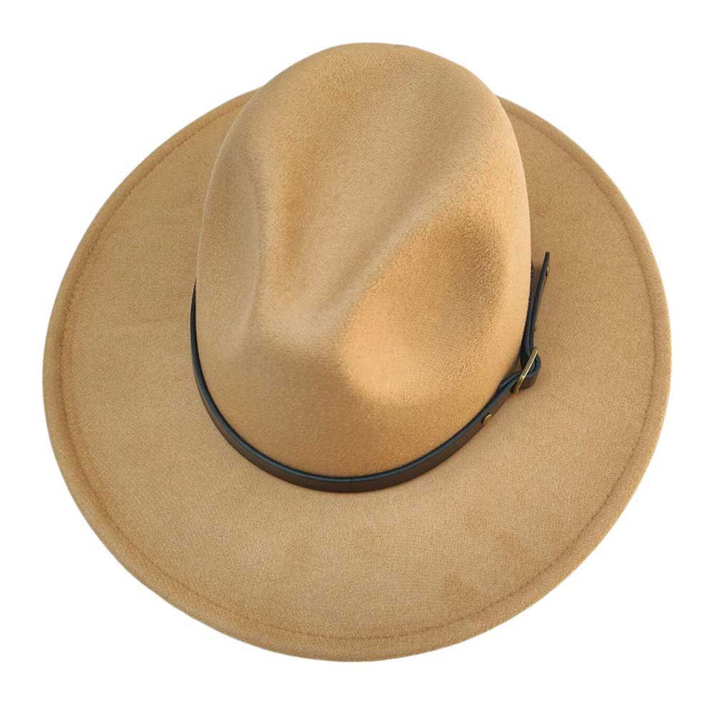 Belt Band Pointed Fedora Hat