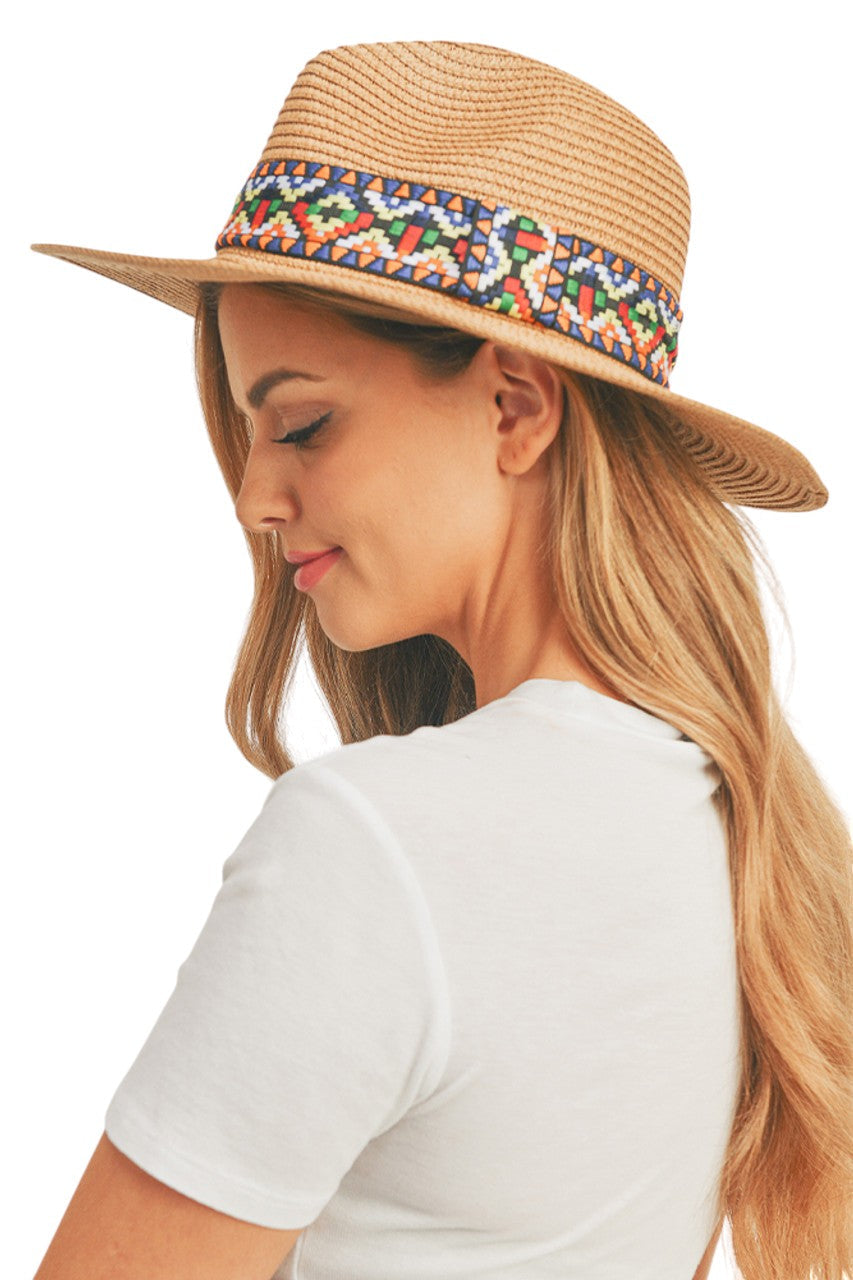 AZTEC Band Panama Hat