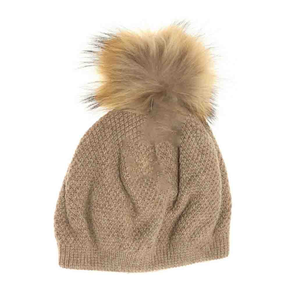 C.C Exclusive - Black Label Special Edition Waffle Knit C.C Beret