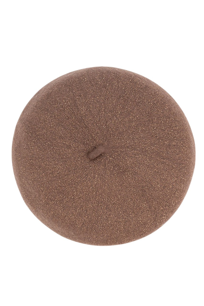 C.C Lurex Yarn Wool Beret