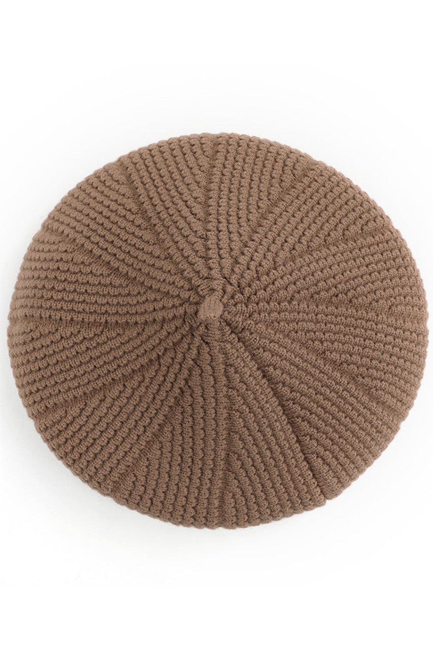 C.C SCALLOPED WAVE PATTERN BERET
