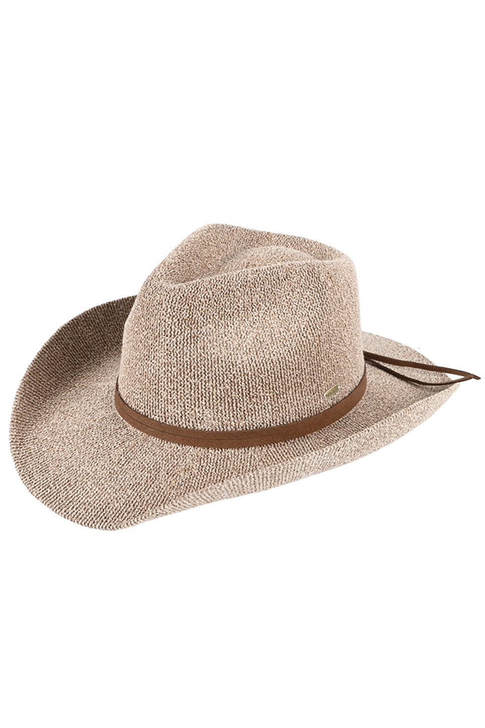 C.C Terry Cloth Band Trim Cowboy Hat