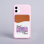 Best Mom Ever Adhesive Faux Leather Cell Phone Wallet
