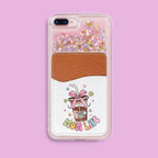 Mom Life Adhesive Faux Leather Cell Phone Wallet
