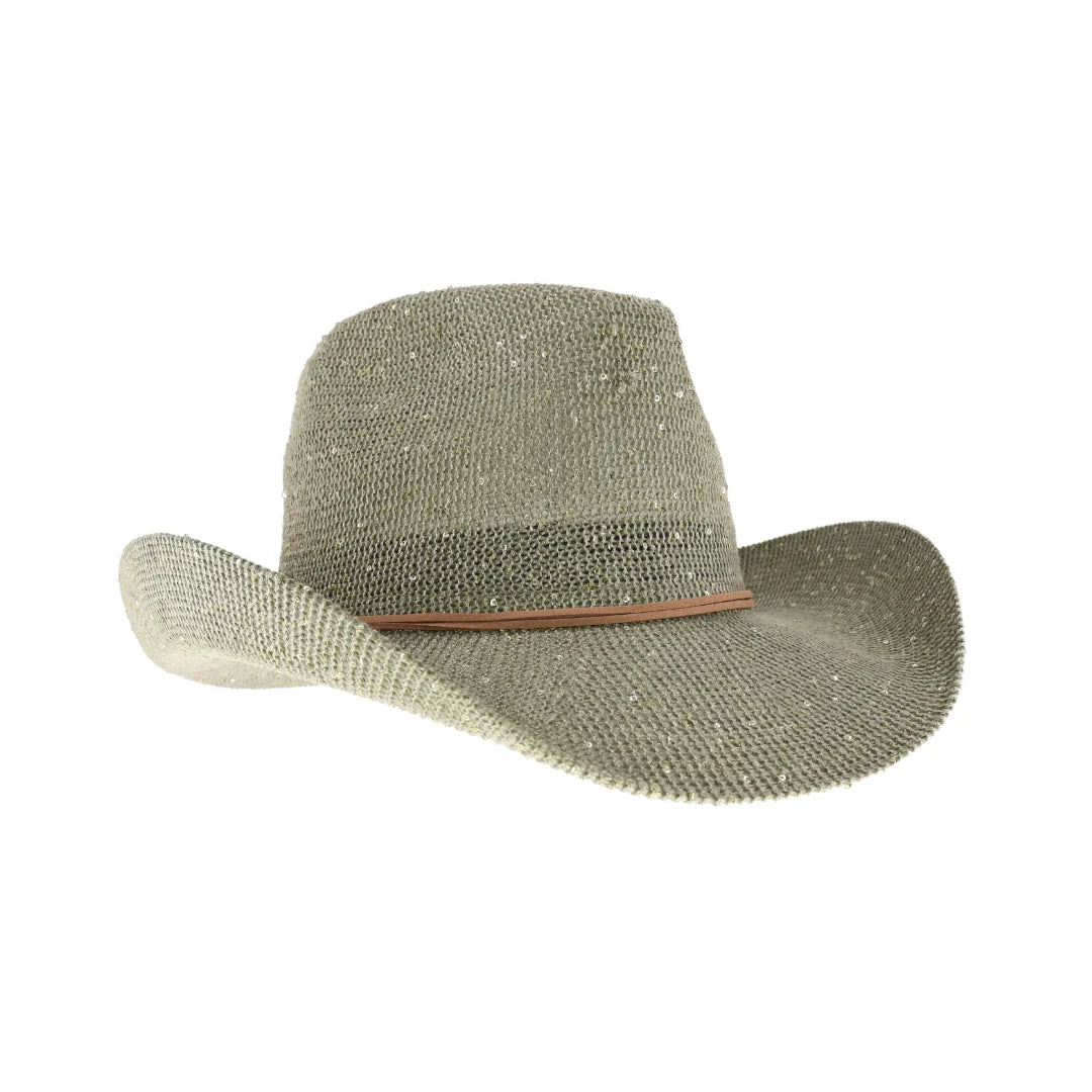C.C Sequin Cowboy Hat