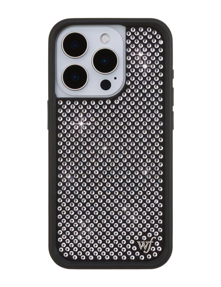 Rhinestone iPhone Case | White