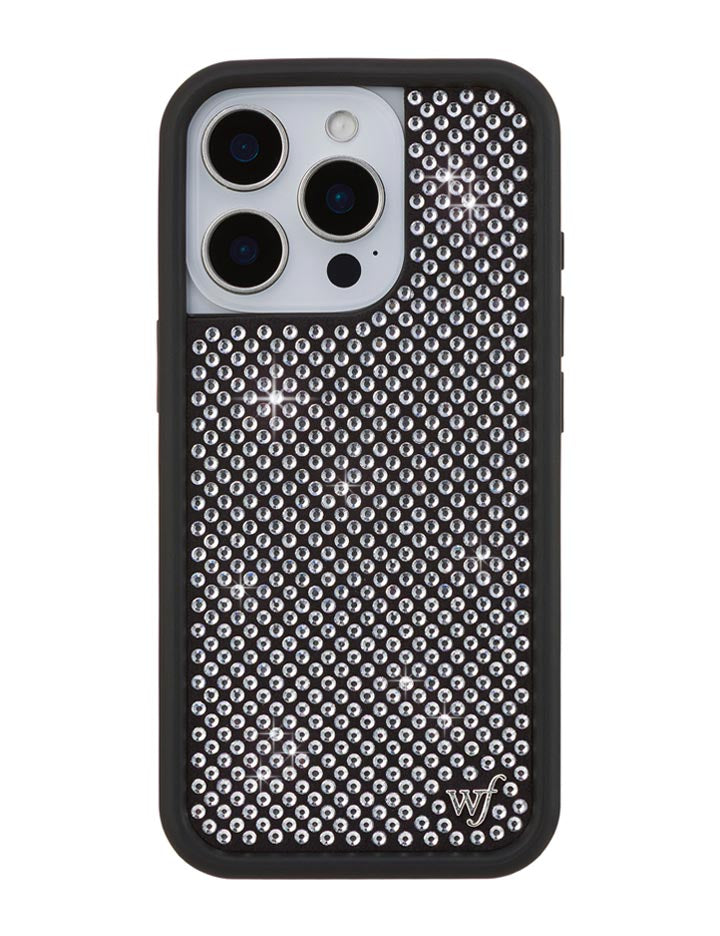 Rhinestone iPhone Case | White