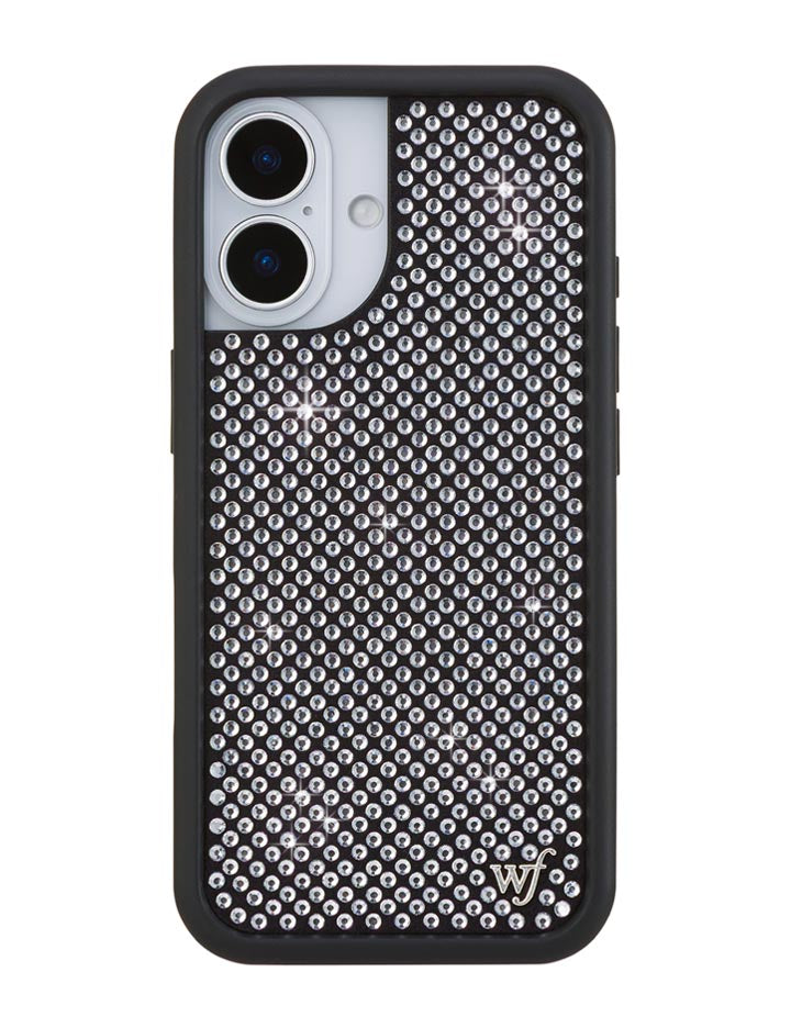 Rhinestone iPhone Case | White