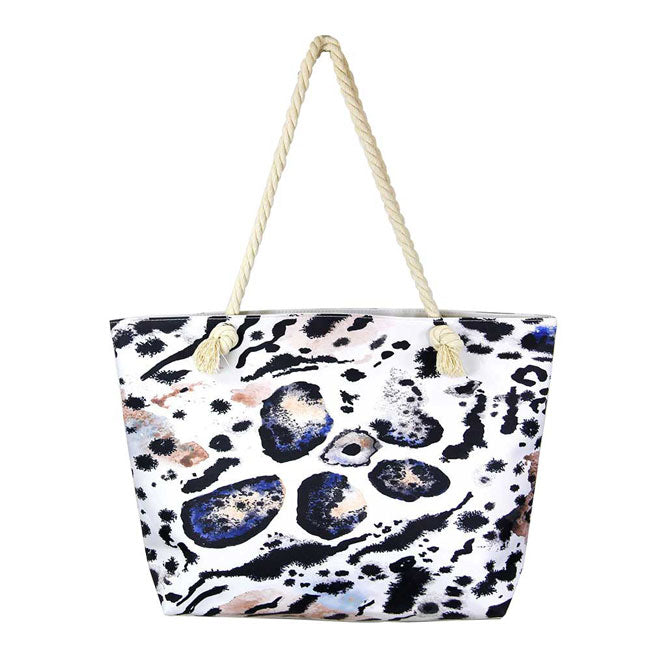 Animal Print Beach Bag