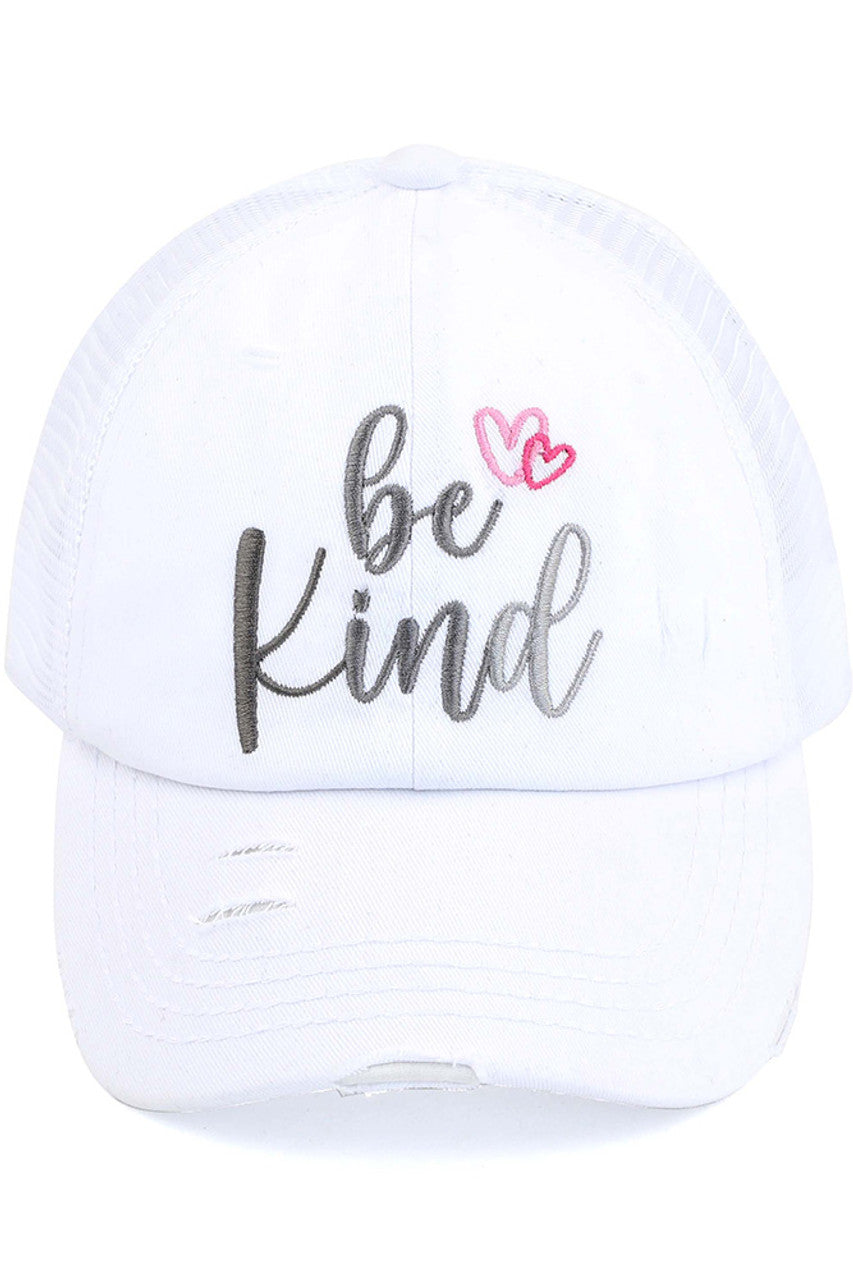 C.C BE KIND PATCH VINTAGE PONY CAP