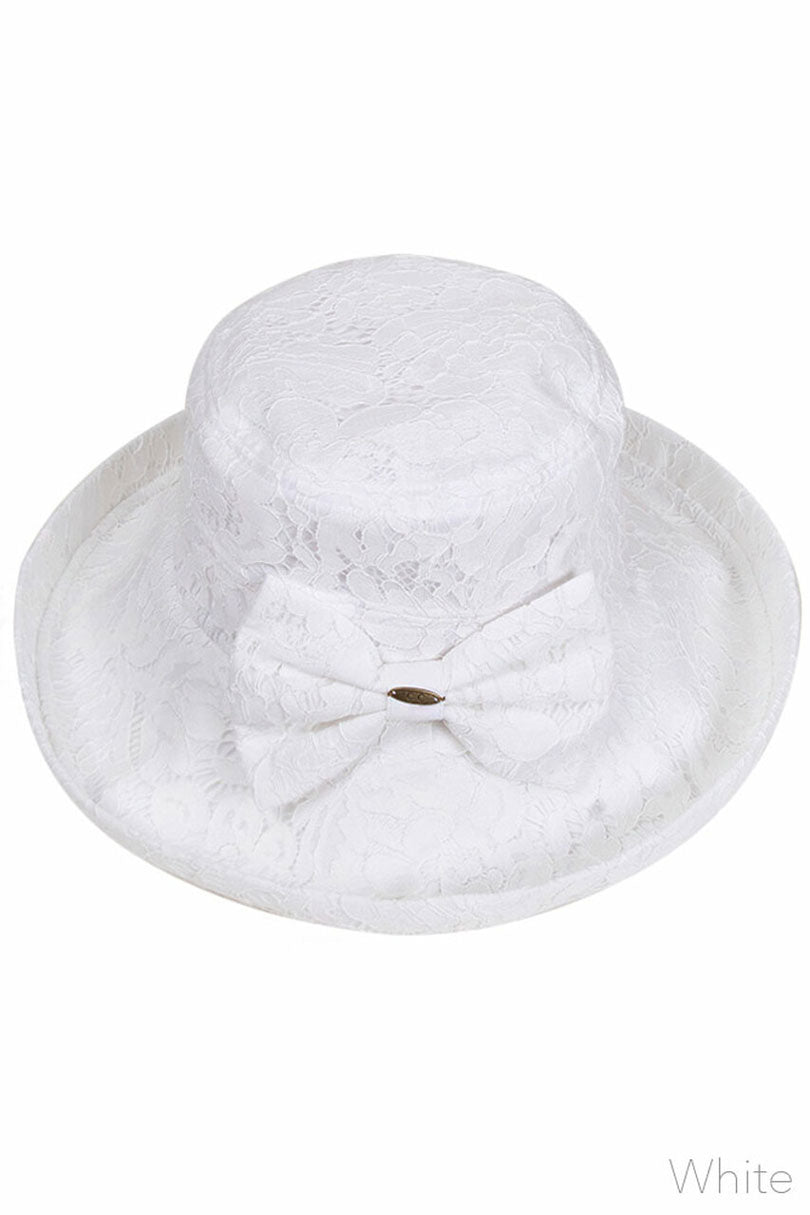 C.C Foldable Lace Hat