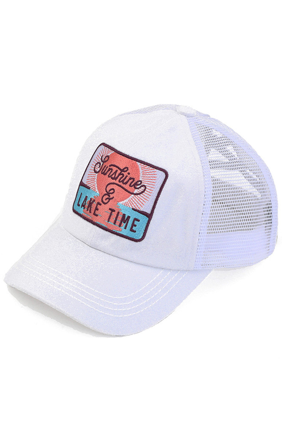 C.C SUNSHINE & LAKE TIME Patch Pony Cap