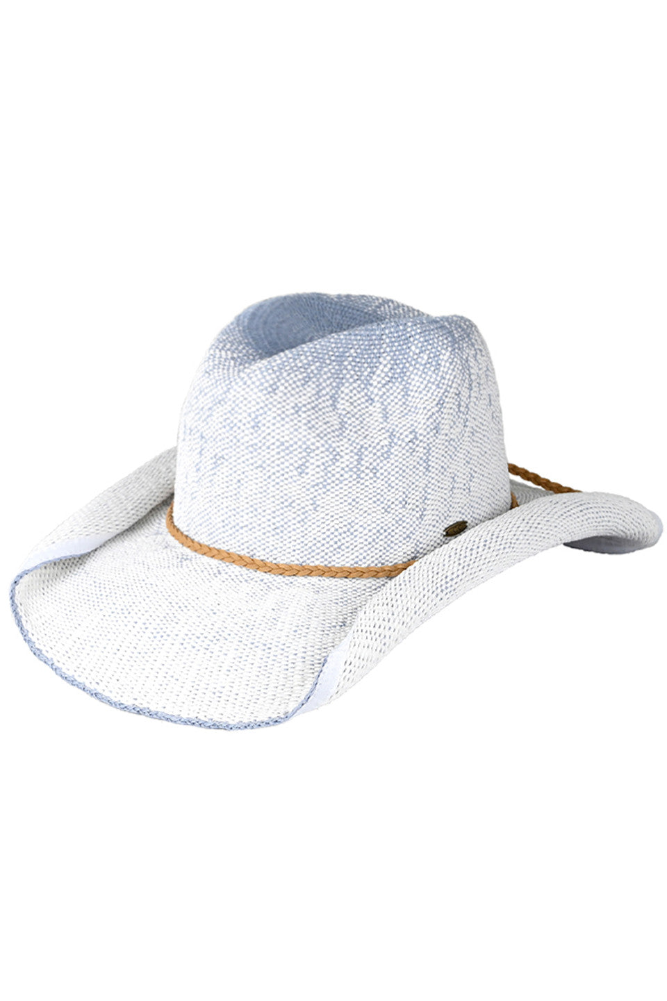 C.C Ombre Rolled Up Edge Cowboy Hat