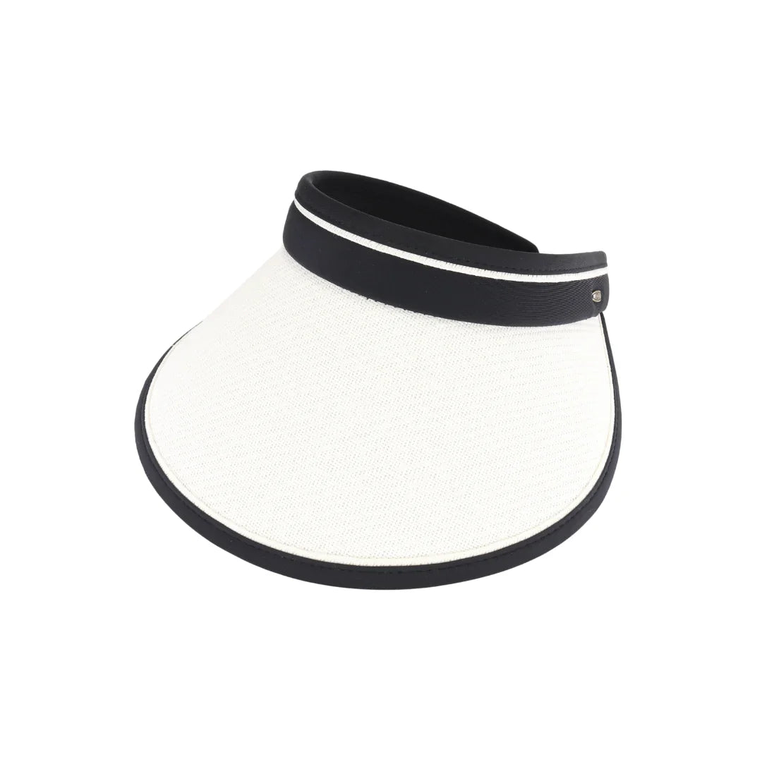 Bold Adjustable Straw Visor C.C Sunhat