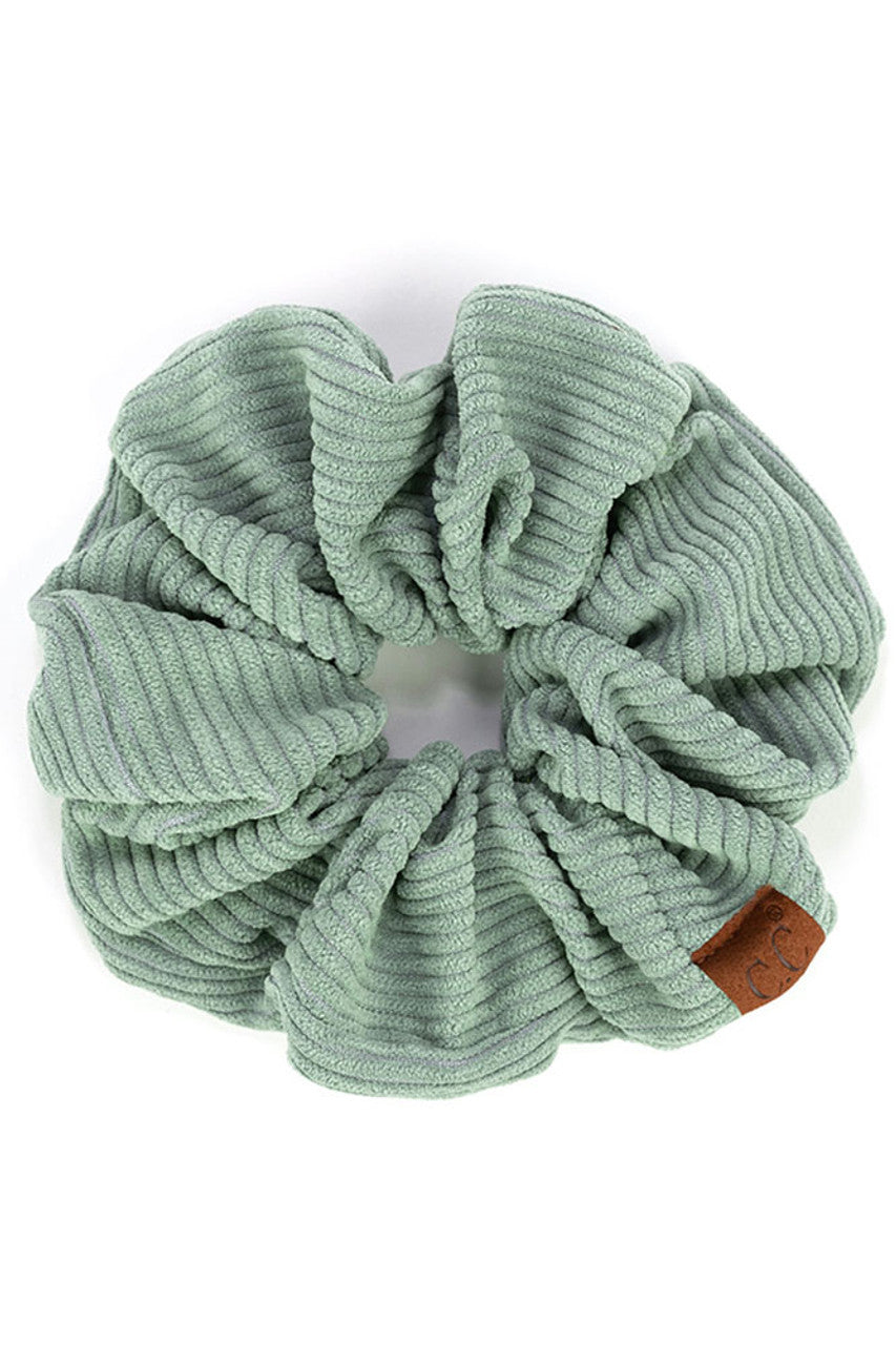C.C Corduroy Solid Color Soft Scrunchies