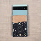 Zodiac Stars, Sun and Moon Cell Phone Wallet (Multiple designs available)