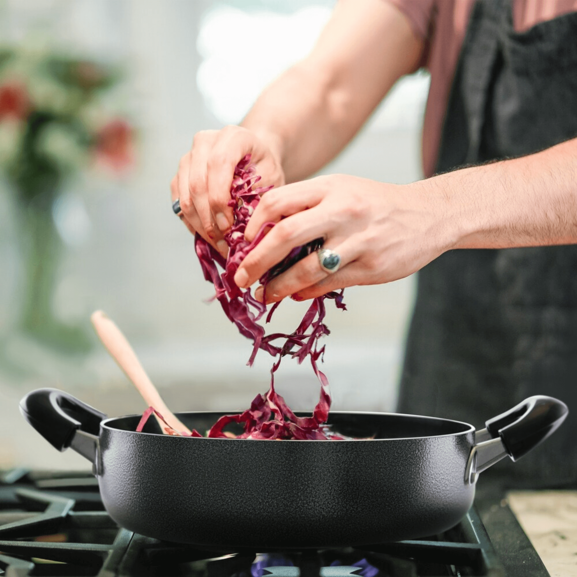 Better Chef 10" Aluminum Non-Stick Deep Fryer with Glass Lid