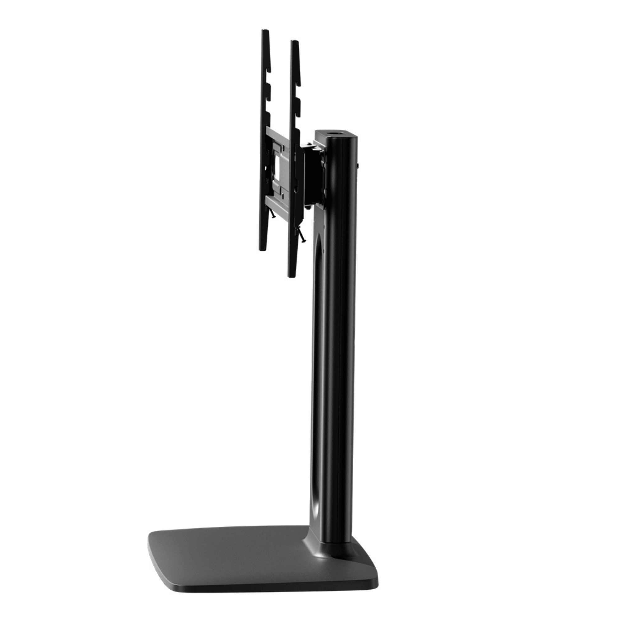 ErgoAV Tabletop TV Stand with Swivel for up to 86" TVs with Storage Compartment