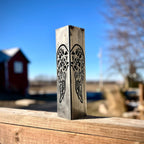 Angel Wing Solar Tube Light - Steel