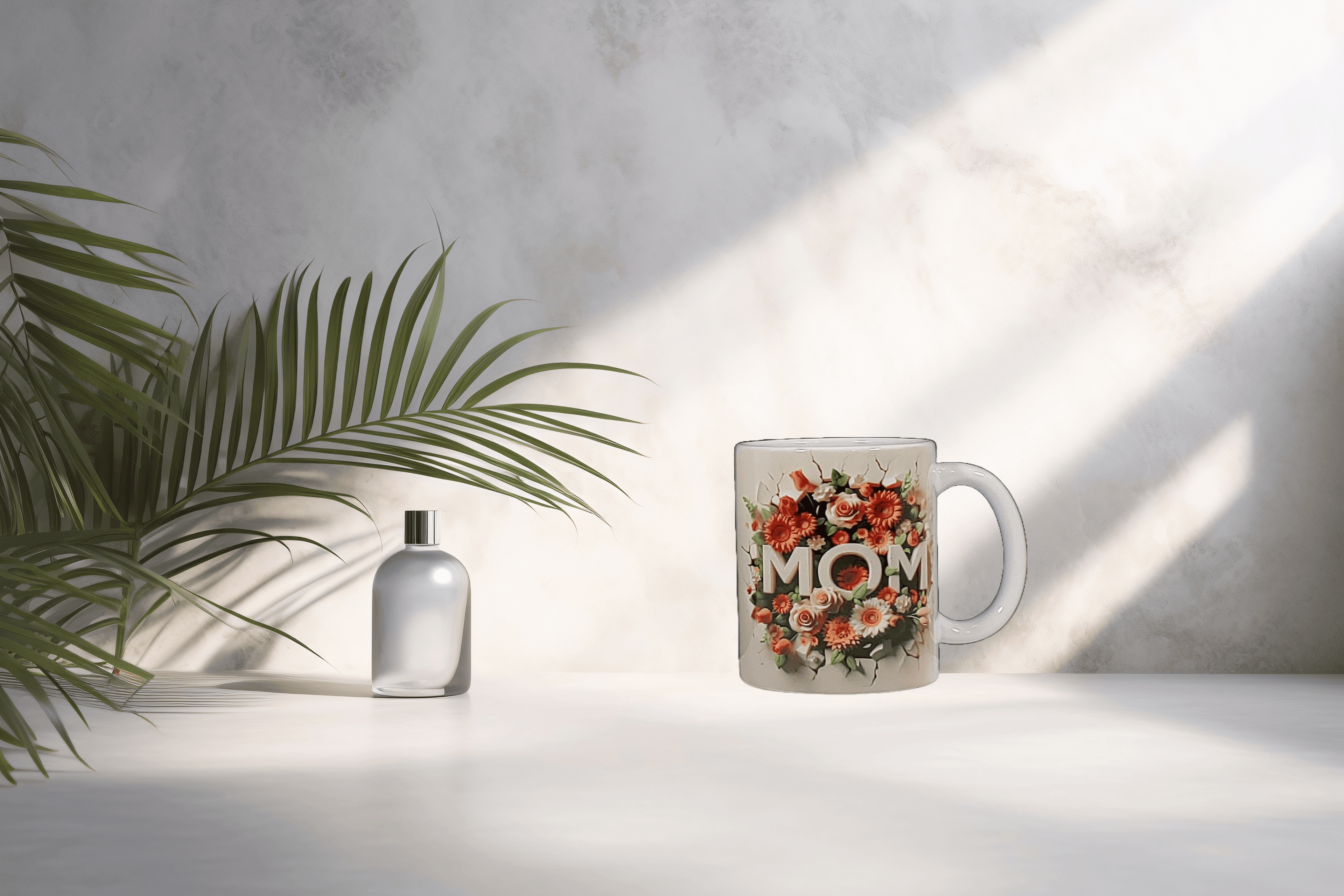 Beautiful Floral Love Mom Mug