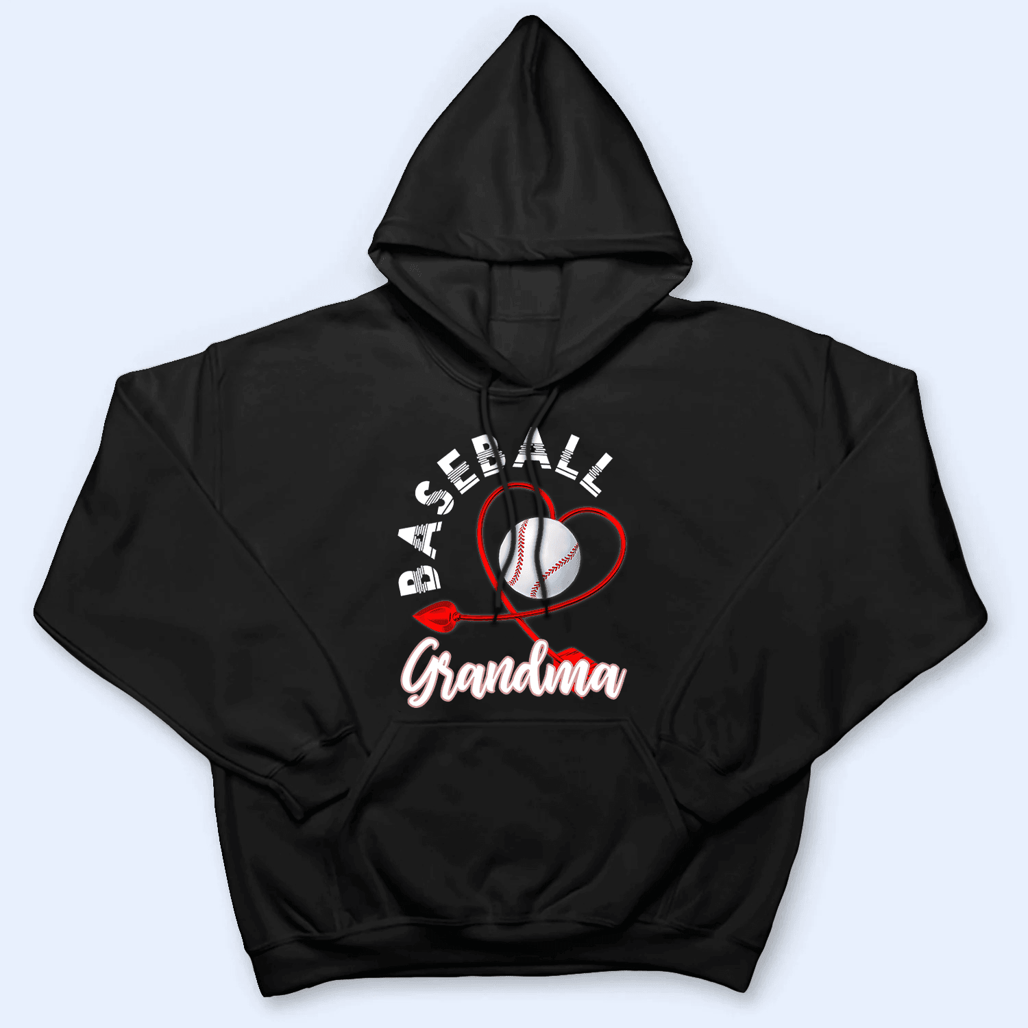 Baseball/Softball Grandma - Personalized Custom T Shirt - Birthday, Loving, Funny Gift for Grandma/Nana/Mimi, Mom, Wife, Grandparent
