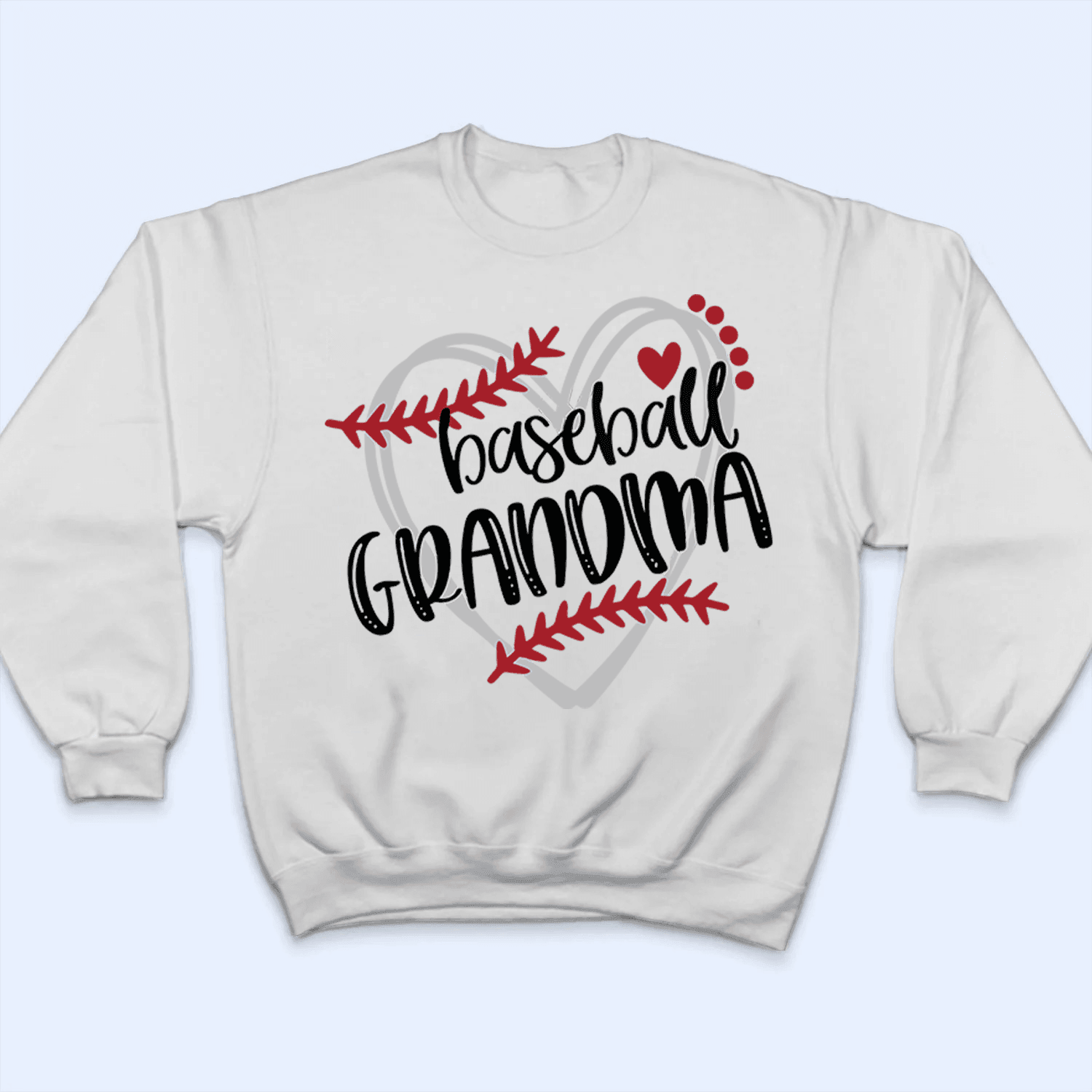 Baseball/Softball/TBall Grandma - Personalized Custom T Shirt - Gift for Grandma/Nana/Mimi, Mom, Wife, Grandparent