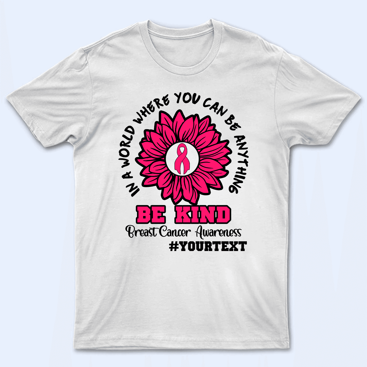 Be Kind Multiple Cancer Awareness - Personalized Custom T Shirt - Birthday, Loving, Funny Gift for Nurse, CNA, Healthcare, Registered RN