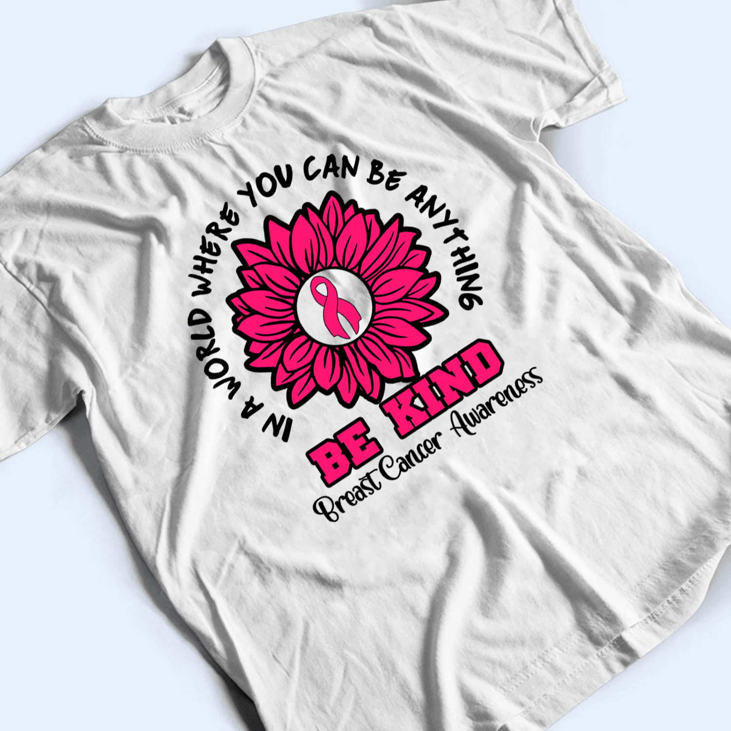 Be Kind Multiple Cancer Awareness - Personalized Custom T Shirt - Birthday, Loving, Funny Gift for Nurse, CNA, Healthcare, Registered RN
