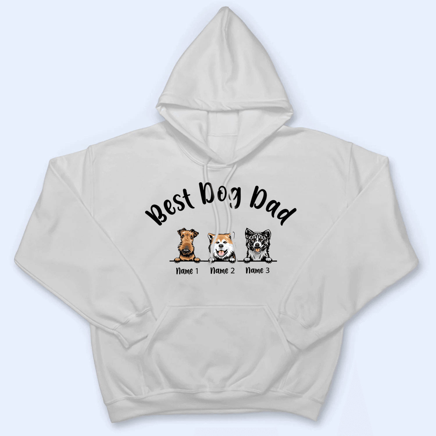 Best Dog Dad - Personalized Custom T Shirt - Birthday, Loving, Funny Gift For Dog Dad, Dog Owner, Dog Lovers