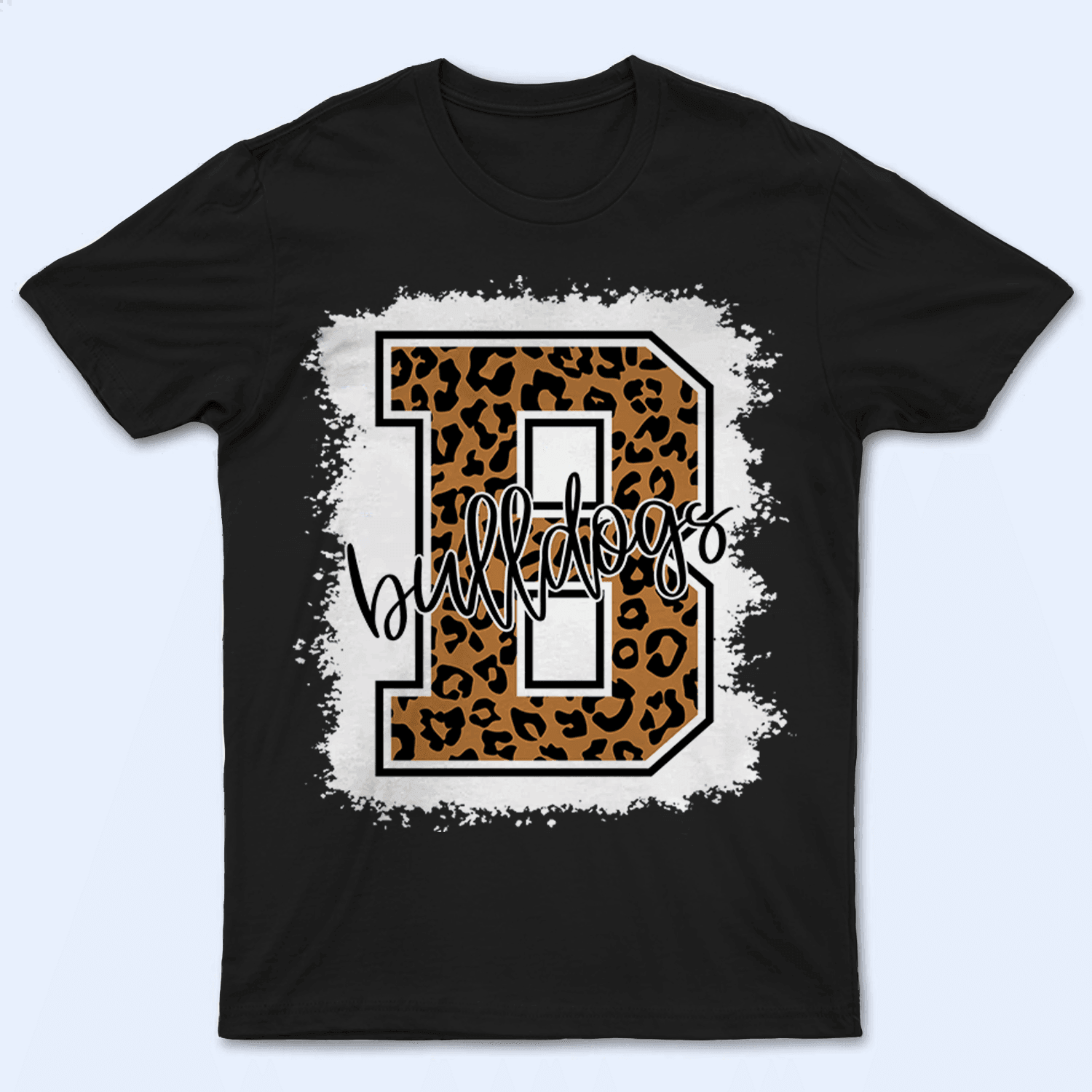 Bleached Leopard School Mascot - Personalized Custom T Shirt - Birthday, Loving, Funny Gift for Teacher, Kindergarten, Preschool, Pre K, Paraprofessional
