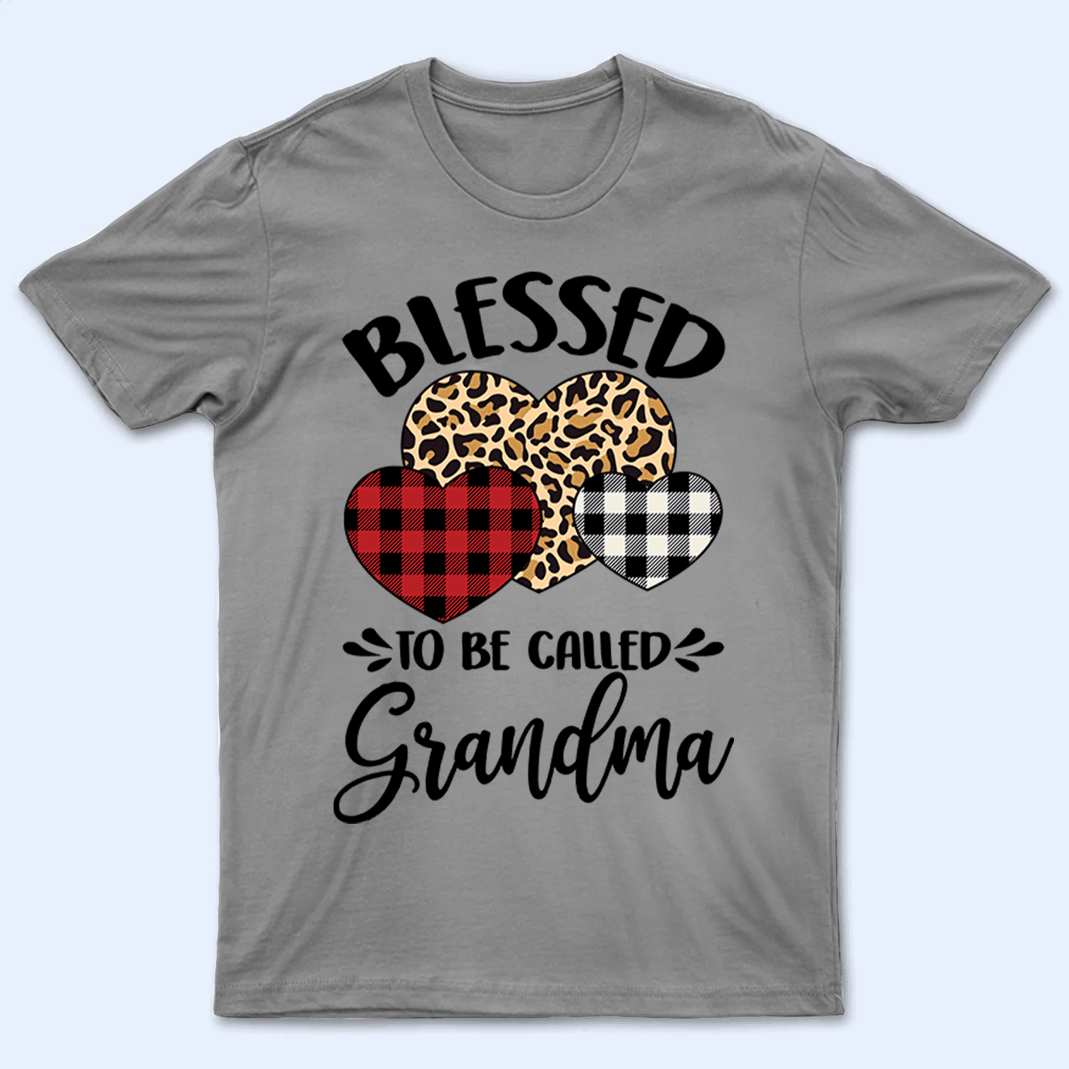 Blessed To Be Called Grandma - Personalized Custom T Shirt - Gift for Grandma/Nana/Mimi, Mom, Wife, Grandparent