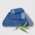Bamboo 3 Piece Towel Set - Indigo