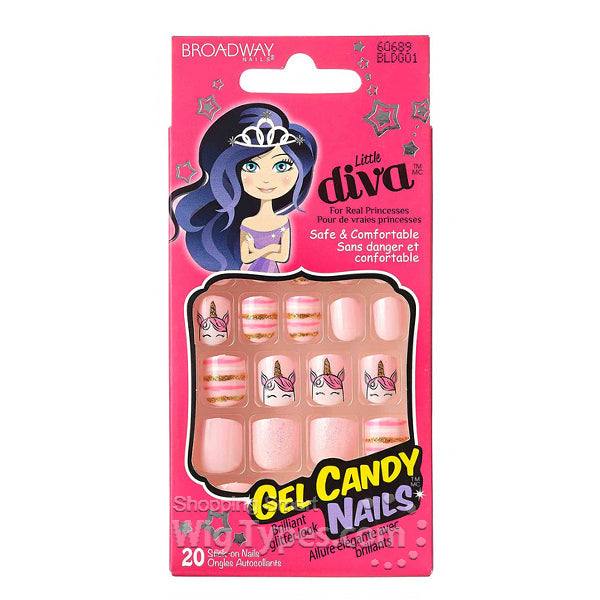 BROADWAY Little Diva 20 Gel Candy Nails