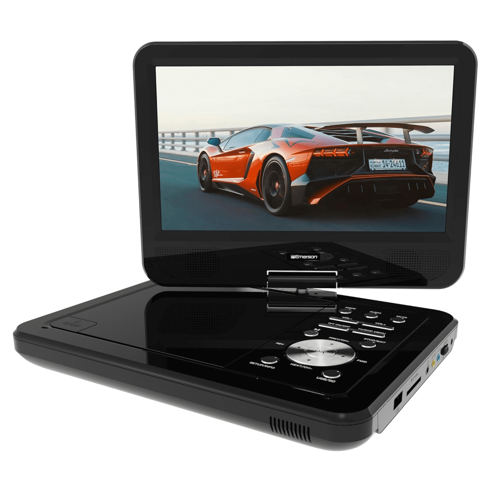 Emerson 10" DVD Player with ATSC Digital TV and LCD 270 Degree Swivel Screen