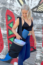 JupiterGear Yoga Mat Carrying Tote Bag with Large Size Pockets | Multipurpose and Fit Most Size Mats