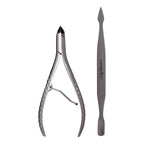 SALLY HANSEN Nip'em Neat-Cuticle Nipper + Pusher