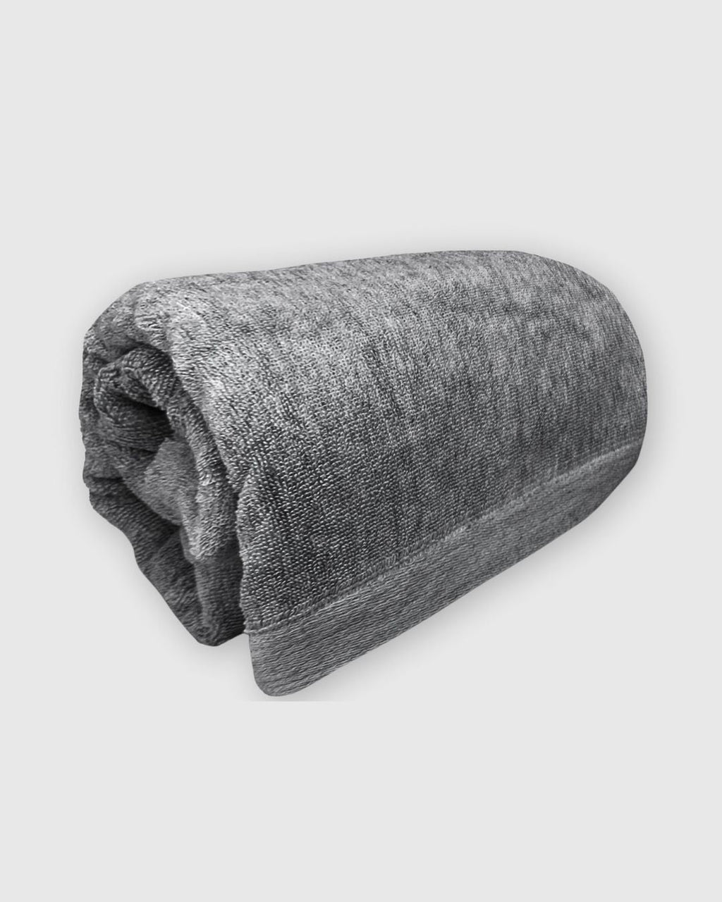 Melange Bamboo Cotton Bath Sheet / Beach Towel - Charcoal
