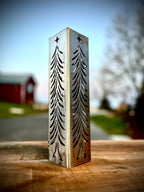 Christmas Tree Solar Luminary - Steel