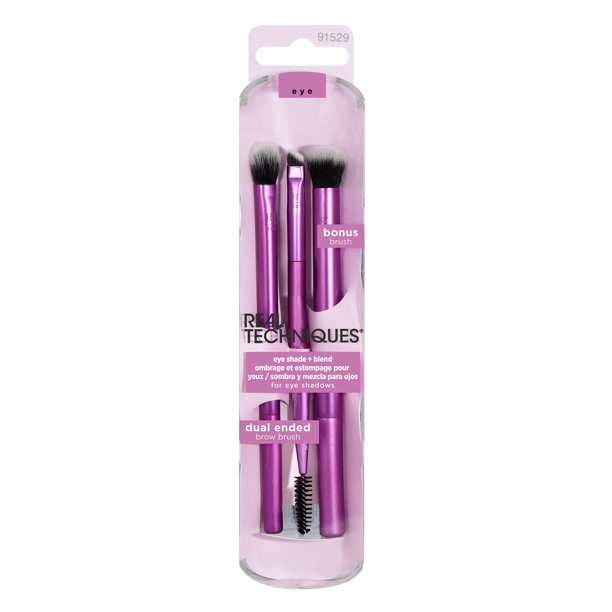 REAL TECHNIQUES Eye Shade & Blend Makeup Brush Trio